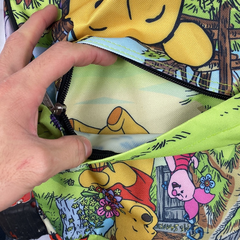 Winnie the Pooh A21324 12inch Deluxe Oversize Print Daypack - Picture 7 of 11